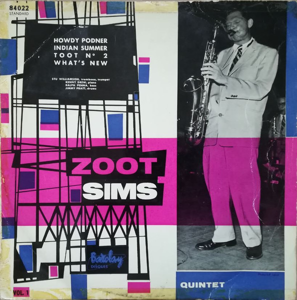 Zoot Sims – Zoot Simms In Hollywood (1954, Vinyl) - Discogs