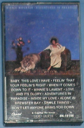 Minnie Riperton – Adventures In Paradise (1980, Cassette) - Discogs