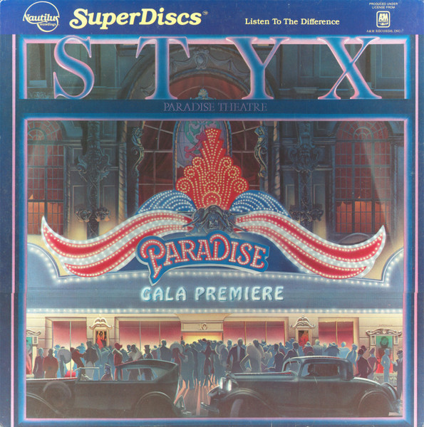 Styx – Paradise Theatre (1982, Gatefold Sleeve, Vinyl) - Discogs