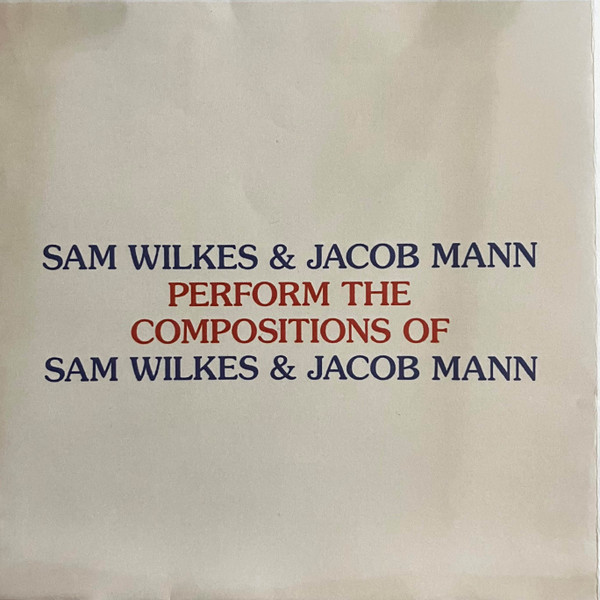 Sam Wilkes & Jacob Mann 2023ツアー限定CD FRUE-