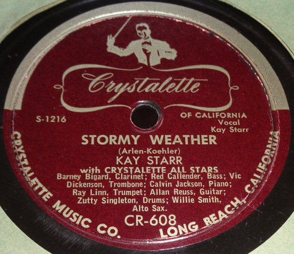 Kay Starr, Crystalette All Stars – Stormy Weather / Night And Day