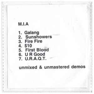 M.I.A. (2) - Unmixed & Unmastered Demos album cover