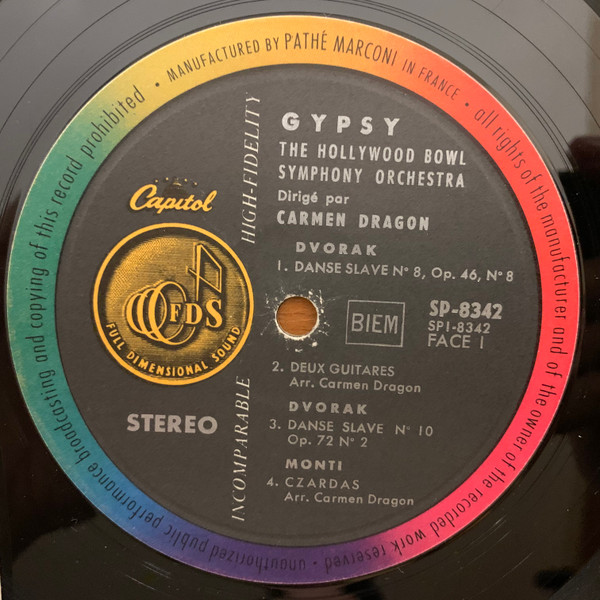 baixar álbum The Hollywood Bowl Symphony Orchestra Conducted By Carmen Dragon - Gypsy