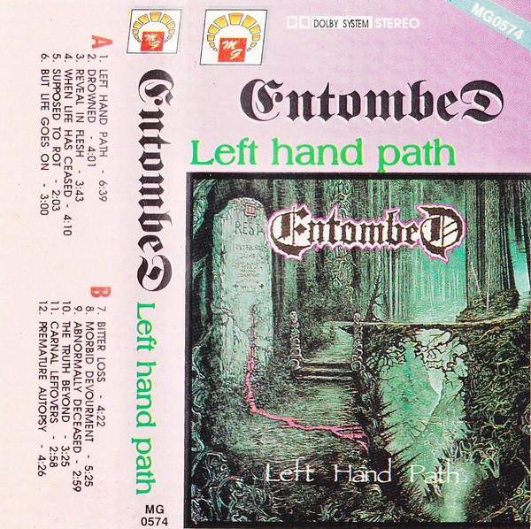 Entombed – Left Hand Path (Cassette) - Discogs