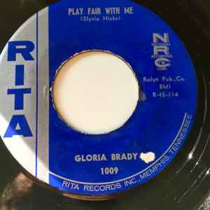 Gloria Brady - Play Fair With Me / Five Minutes More album cover