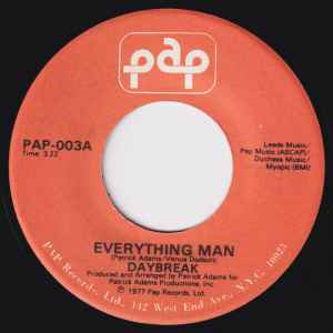 Daybreak - Everything Man / I Need Love album cover