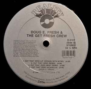 Doug E. Fresh And The Get Fresh Crew - Cut That Zero / The Plane (So High) album cover