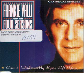 Personalised Frankie Valli Can't Take My Eyes You Heart Print Valentines Gift