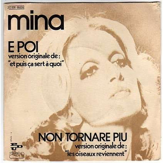 Mina – E Poi (1974, Vinyl) - Discogs