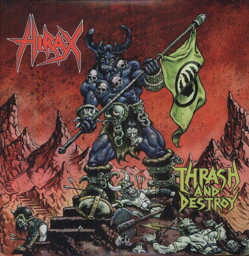 Hirax – Thrash And Destroy (2008, Green / Brown Marble, Vinyl