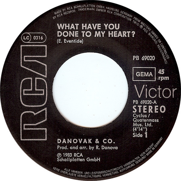 lataa albumi Danovak & Co - What Have You Done To My Heart