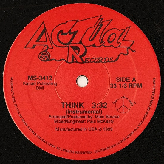 Main Source – Think / Atom (1989