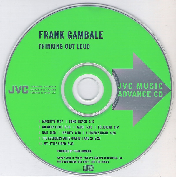 Frank Gambale – Thinking Out Loud (1995, CD) - Discogs