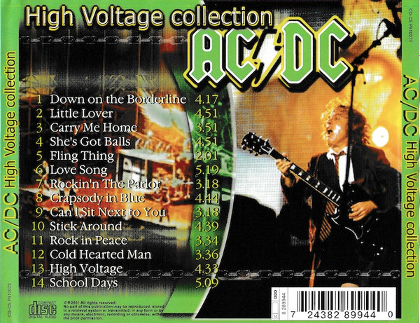 descargar álbum ACDC - High Voltage Collection