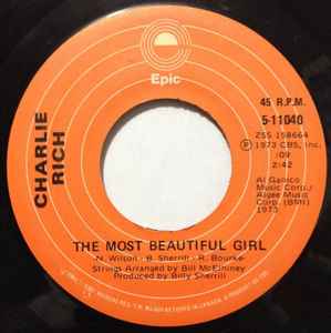 CHARLIE RICH The Most Beautiful Girl 45 Record 1973 海外 即決