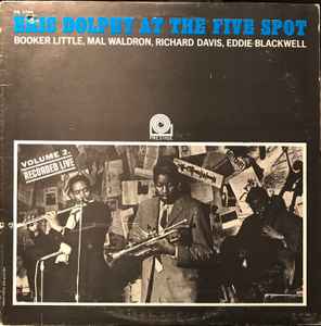 Eric Dolphy – At The Five Spot Volume 2 (1965, Vinyl) - Discogs