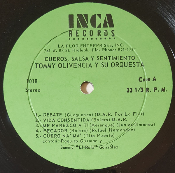 télécharger l'album Tommy Olivencia Y Su Orquesta, El Rolo Gonzalez, Paquito Guzman - CuerosSalsa y Sentimiento