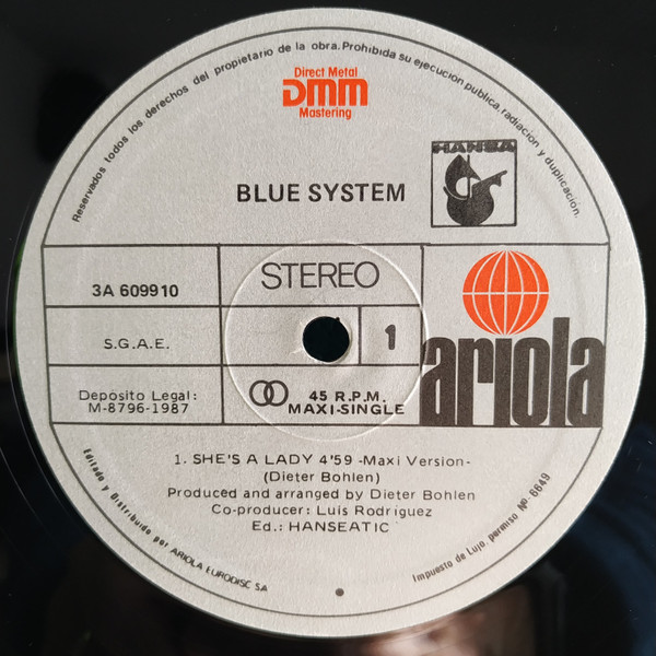 ladda ner album Blue System - Shes A Lady