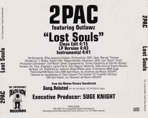 2Pac - Lost Souls album cover