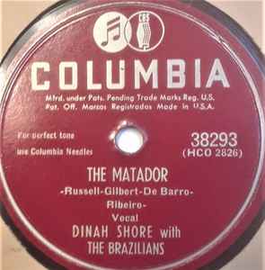 Dinah Shore - The Matador / What Did I Do album cover