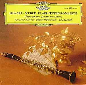 Wolfgang Amadeus Mozart - Mozart · Weber: Klarinettenkonzerte Album-Cover