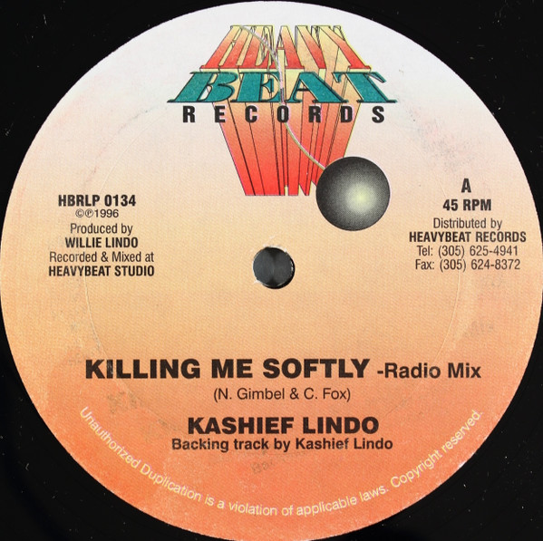 Kashief Lindo – Killing Me Softly (1996, Vinyl) - Discogs