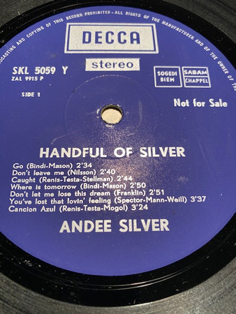 Andee Silver - A handful of Silver