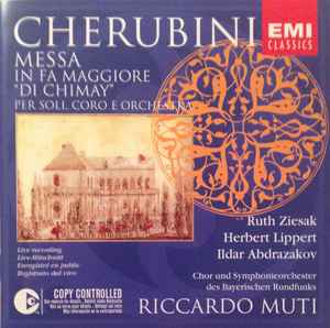 Luigi Cherubini - Messa In Fa Maggiore "Di Chimay" album cover