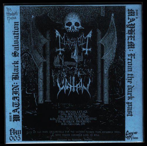 descargar álbum Mayhem Watain - Sathanas Luciferi Tour EP
