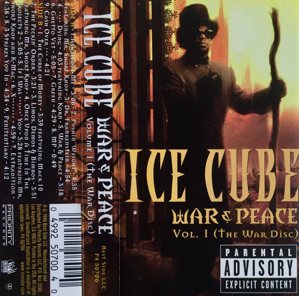 Ice Cube - War & Peace Vol. 1 (The War Disc)