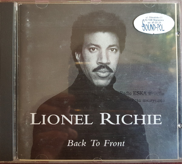 Lionel Richie - Back To Front (1992, Motown, PolyGram) - CD Completo 