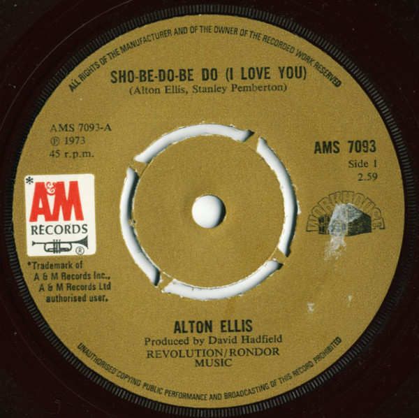 Alton Ellis, Slim Smith / Alton Ellis – I Love You / True To 