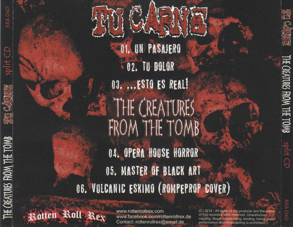 baixar álbum Tu Carne The Creatures From The Tomb - Tu Dolor Es Real Opera House Horror