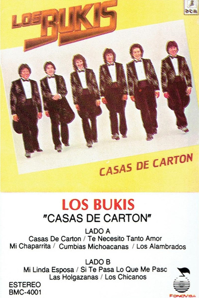 Los Bukis – Casas De Carton (1987, Cassette) - Discogs