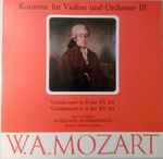 Cover of Konzerte Für Violine Und Orchester III, , Vinyl