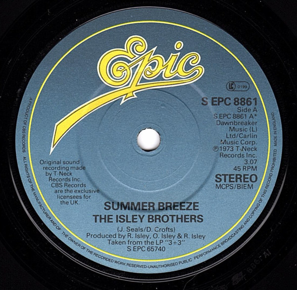 The Isley Brothers – Summer Breeze (1980, Vinyl) - Discogs