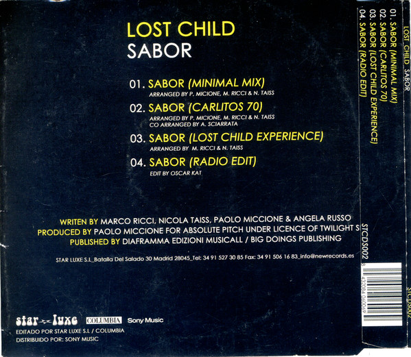 lataa albumi Lost Child - Sabor