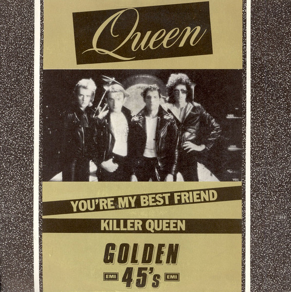 Queen – Killer Queen / You're My Best Friend (1984, Black & Silver