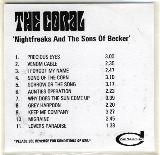 The Coral - Nightfreak And The Sons Of Becker | Releases | Discogs