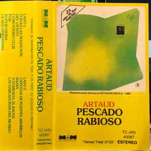 Pescado Rabioso – Artaud (1991, Cassette) - Discogs