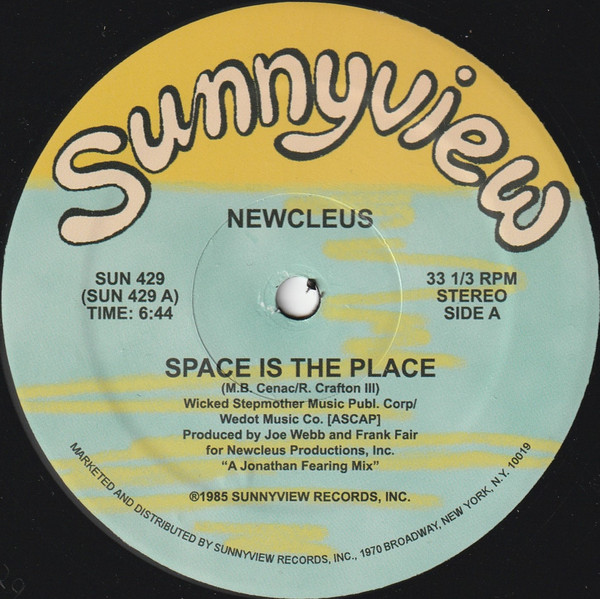 Newcleus – Space Is The Place / Cyborg Dance (1985, Vinyl) - Discogs