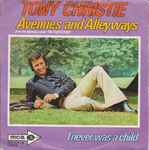 Cover of Avenues And Alleyways, 1972, Vinyl