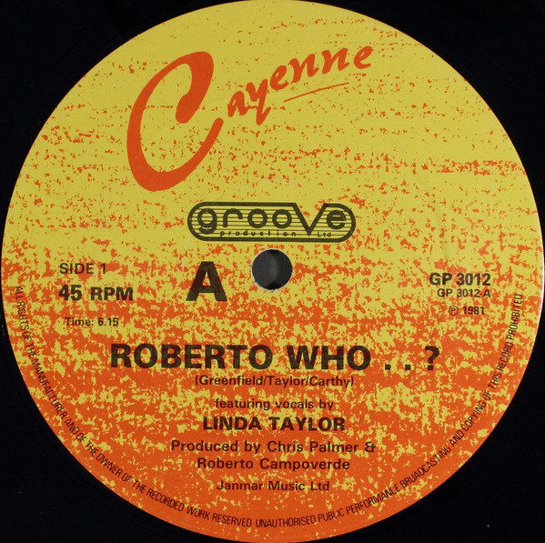 Cayenne – Roberto Who..? (1981, Vinyl) - Discogs
