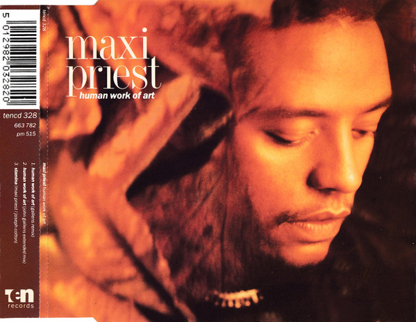 Maxi Priest – Human Work Of Art (1990, Paper labels, Vinyl