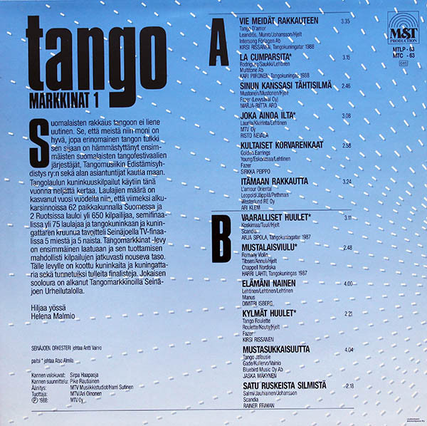 descargar álbum Various - Tangomarkkinat 1
