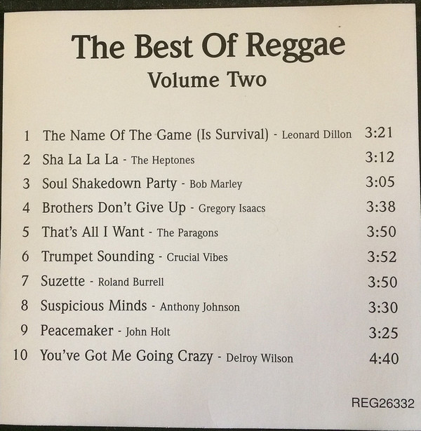 descargar álbum Various - The Best Of Reggae Volume Two