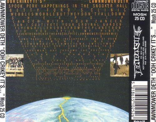 Lawnmower Deth – Ooh Crikey It's (1990, Vinyl) - Discogs