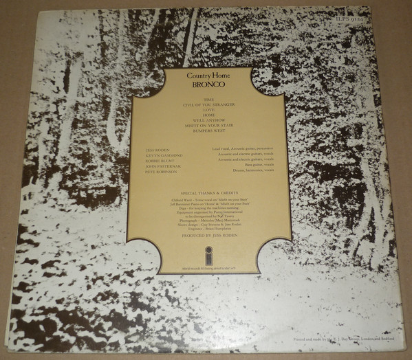 Bronco – Country Home (1970, Vinyl) - Discogs