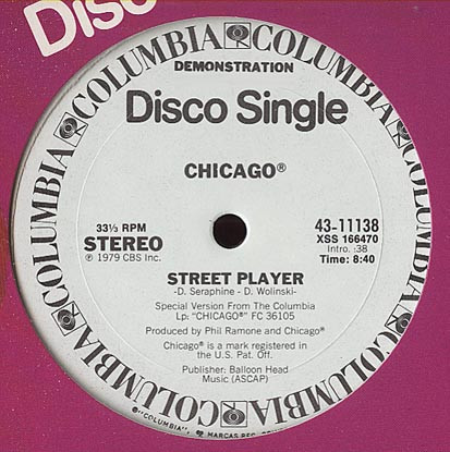 Chicago – Street Player (1979, Vinyl) - Discogs