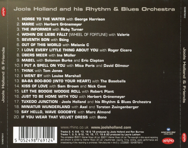 baixar álbum Jools Holland And His Rhythm & Blues Orchestra - Jools Holland Friends